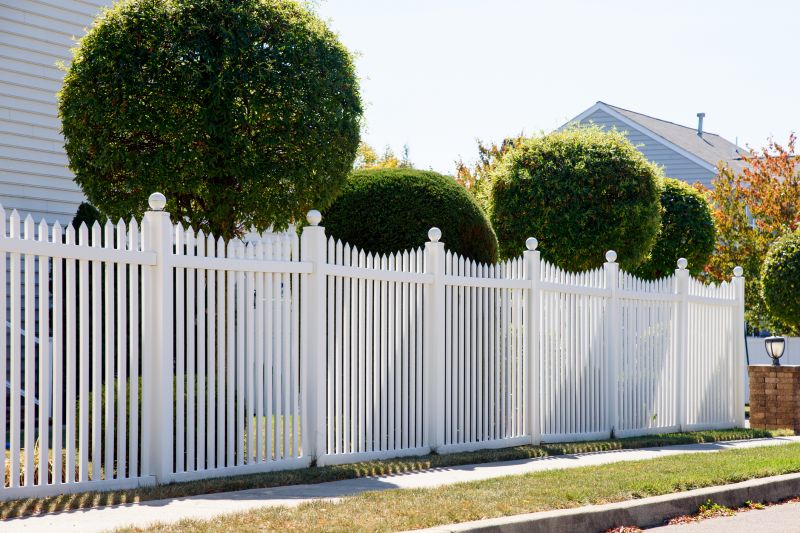 White Vinyl Fence